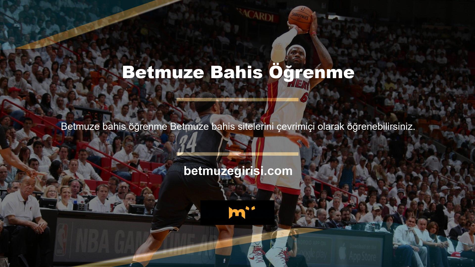 Sonuçları görmek mümkün, Betmuze resmi web sitesine gidin